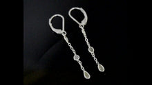 Load and play video in Gallery viewer, 0.50 CTW Diamond Polki Thread Earrings
