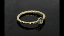 Load and play video in Gallery viewer, 0.20 CTW Diamond Polki Tiny Ring
