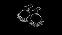 Load and play video in Gallery viewer, 2.30 CTW Diamond Polki Round Dangle Earrings
