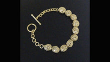 Load and play video in Gallery viewer, 3 CTW Diamond Polki Beaded Bracelet
