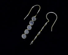 Load and play video in Gallery viewer, 2 CTW Diamond Polki Long Dangle Earrings
