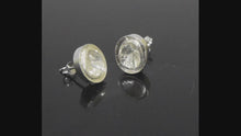 Load and play video in Gallery viewer, 2 CTW Diamond Polki Solitaire Stud Earrings
