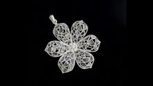 Load and play video in Gallery viewer, 2.30 CTW Diamond Polki Flower Pendant
