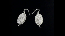 Load and play video in Gallery viewer, 4 CTW Diamond Polki Beaded Dangle Earrings
