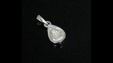 Load and play video in Gallery viewer, 0.35 CTW Diamond Polki Solitaire Pendant
