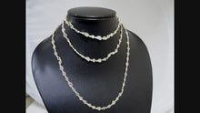 Load and play video in Gallery viewer, 24 CTW Diamond Polki Long Chain Necklace
