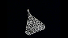 Load and play video in Gallery viewer, 2.50 CTW Diamond Polki Trillion Pendant
