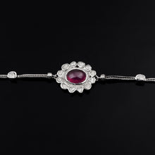 Load image into Gallery viewer, 2 CTW Diamond Polki Tourmaline Bracelet
