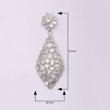 Load image into Gallery viewer, 3.50 CTW Diamond Polki Dangle Earrings
