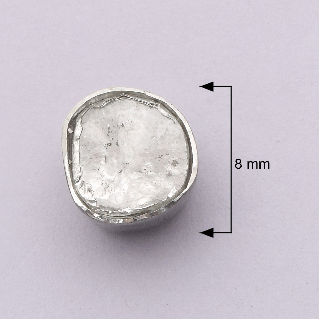 0.25 CTW Diamond Polki Minimal Studs
