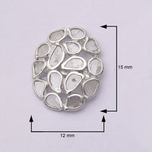 Load image into Gallery viewer, 1.50 CTW Diamond Polki Floral Studs
