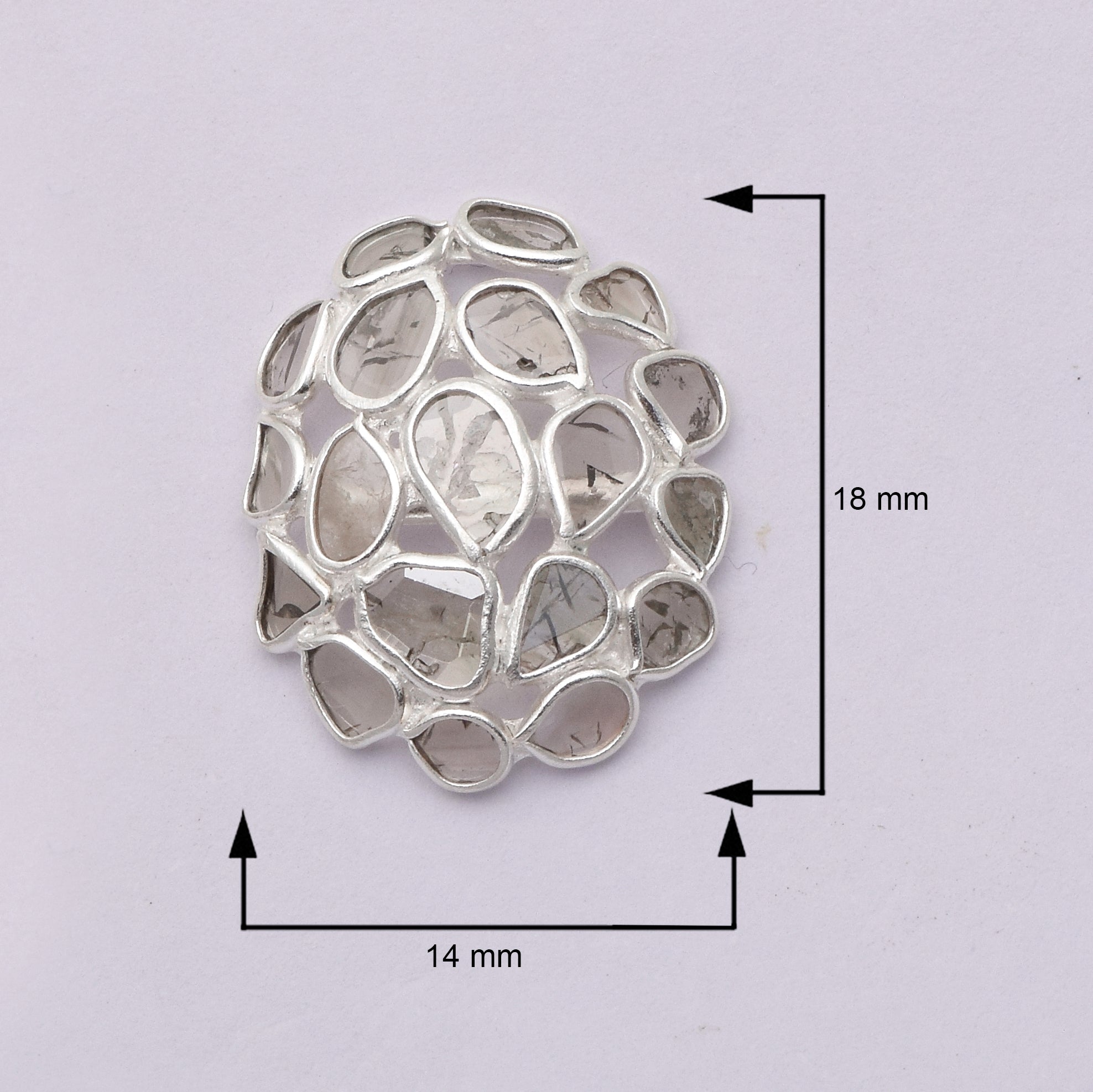 1.50 CTW Diamond Polki Studs