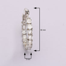 Load image into Gallery viewer, 3.00 CTW Diamond Polki Hoop Earrings
