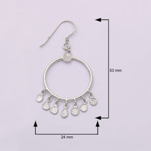 Load image into Gallery viewer, 2.30 CTW Diamond Polki Round Dangle Earrings
