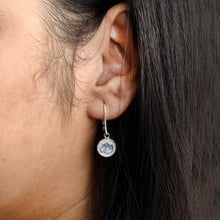 Load image into Gallery viewer, 0.50 CTW Blue Diamond Polki Dangles Earrings
