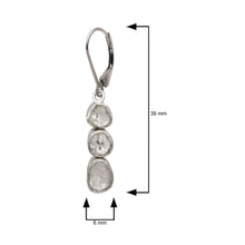 Load image into Gallery viewer, 1 CTW Diamond Polki Dangle Earrings
