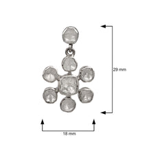 Load image into Gallery viewer, 1.92 CTW Diamond Polki Dangle Earrings
