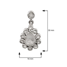 Load image into Gallery viewer, 2.90 CTW Diamond Polki Dangle Earrings
