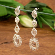 Load image into Gallery viewer, 2.70 CTW Diamond Polki Long Dangle Earrings
