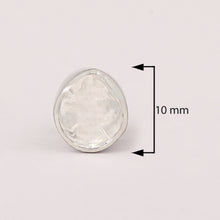Load image into Gallery viewer, 2 CTW Diamond Polki Solitaire Stud Earrings

