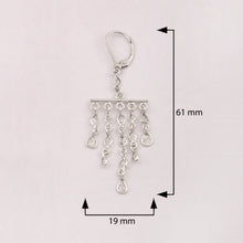 Load image into Gallery viewer, 1.50 CTW Diamond Polki Dangle Chandelier Earrings
