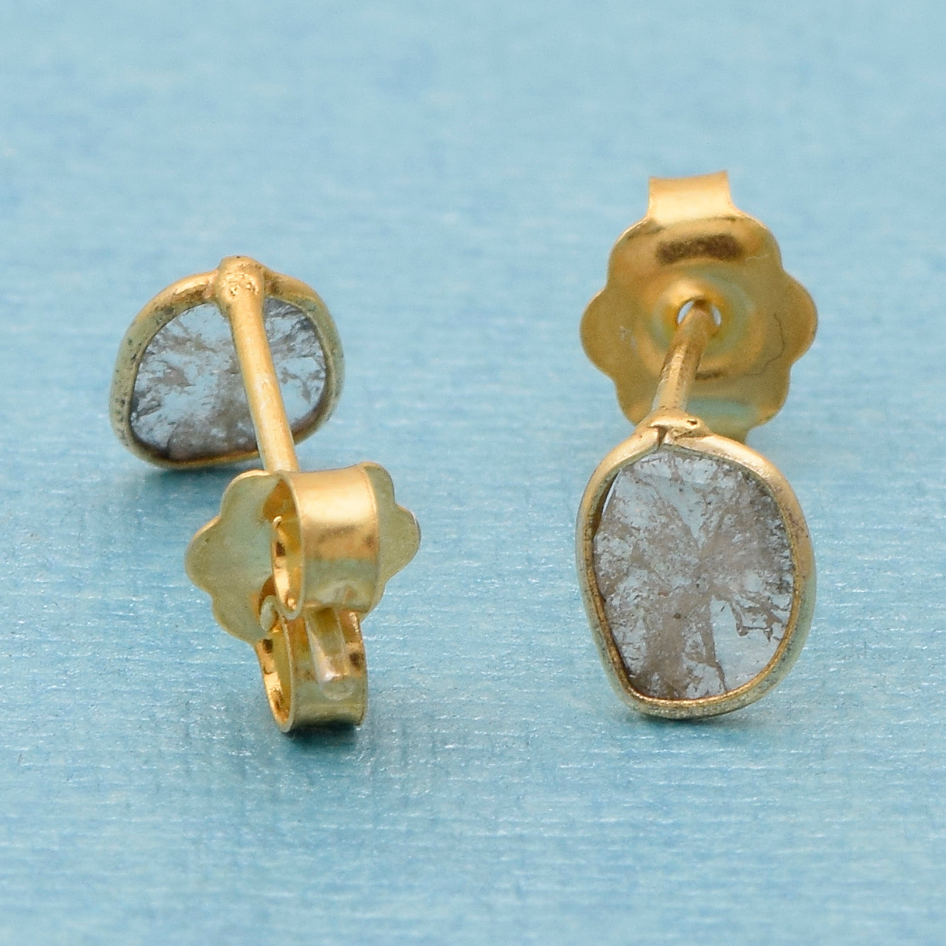0.15 CTW Diamond Polki Tiny Studs