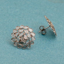 Load image into Gallery viewer, 2.20 CTW Diamond Polki Cluster Studs
