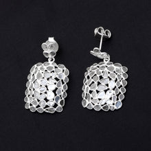 Load image into Gallery viewer, 4 CTW Diamond Polki Square Dangle Earring

