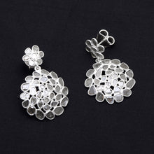 Load image into Gallery viewer, 4 CTW Diamond Polki Pear Dangle Earrings
