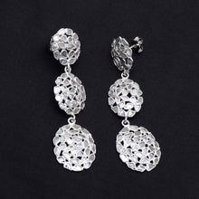 Load image into Gallery viewer, 6 CTW Diamond Polki Long Chain Dangle Earrings
