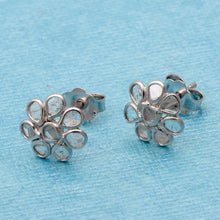 Load image into Gallery viewer, 0.80 CTW Diamond Polki Floral Studs
