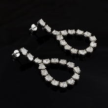 Load image into Gallery viewer, 4.00 CTW Diamond Polki Dangle Earrings
