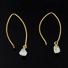 Load image into Gallery viewer, 0.35 CTW Diamond Polki Dangle Earrings
