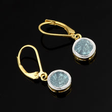 Load image into Gallery viewer, 0.50 CTW Blue Diamond Polki Dangles Earrings
