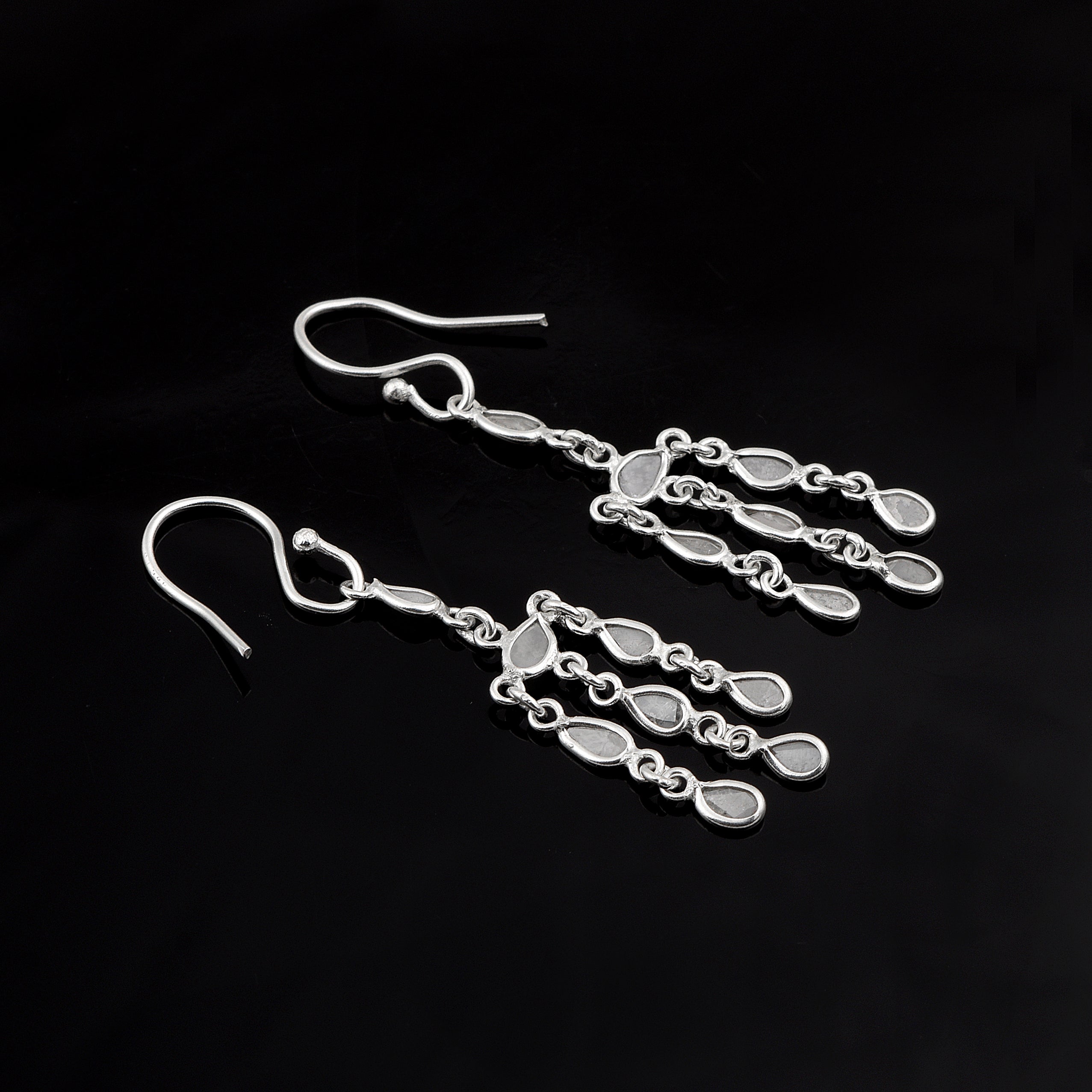 1 CTW Diamond Polki Earrings