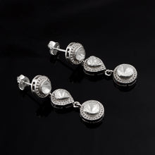 Load image into Gallery viewer, 1 CTW Diamond Polki Dangle Earrings
