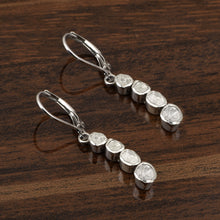 Load image into Gallery viewer, 1.00 CTW Diamond Polki 925 Sterling Silver Earrings
