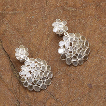 Load image into Gallery viewer, 4 CTW Diamond Polki Pear Dangle Earrings
