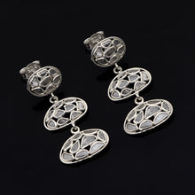 Load image into Gallery viewer, 2 CTW Diamond Polki Long Dangle Earrings
