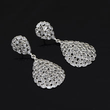 Load image into Gallery viewer, 4 CTW Diamond Polki Pear Shape Dangles
