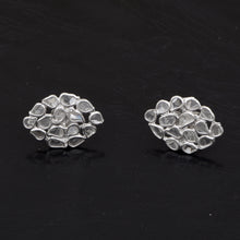 Load image into Gallery viewer, 1.20 CTW Diamond Polki Cluster Stud Earrings
