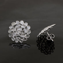 Load image into Gallery viewer, 2.20 CTW Diamond Polki Cluster Studs
