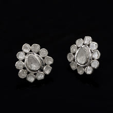 Load image into Gallery viewer, 2 CTW Diamond Polki Studs
