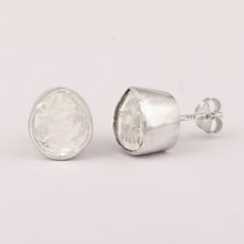 Load image into Gallery viewer, 2 CTW Diamond Polki Solitaire Stud Earrings
