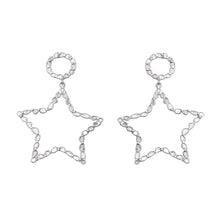 Load image into Gallery viewer, 3.60 CTW Diamond Polki Star Earrings

