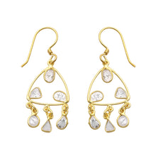 Load image into Gallery viewer, 1.50 CTW Diamond Polki Dangle Earrings
