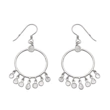 Load image into Gallery viewer, 2.30 CTW Diamond Polki Round Dangle Earrings
