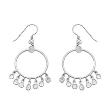 Load image into Gallery viewer, 2.30 CTW Diamond Polki Round Dangle Earrings
