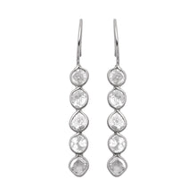 Load image into Gallery viewer, 2 CTW Diamond Polki Long Dangle Earrings

