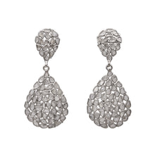 Load image into Gallery viewer, 4 CTW Diamond Polki Pear Shape Dangles
